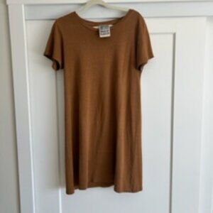 Jungmaven T-shirt dress M Brown